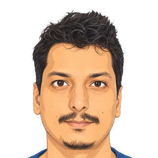 Illustrated portrait of Mohit Khanduri